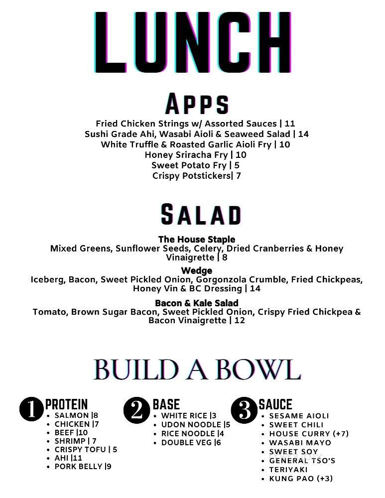 Cody's - Bridgeport, WV menu_pic