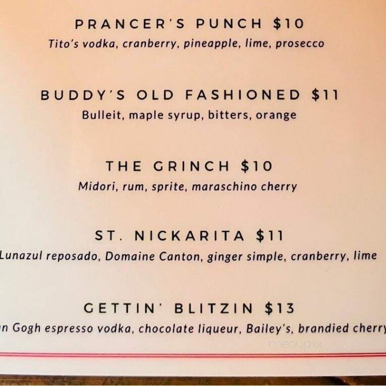 Pier 41 - Mount Pleasant, SC menu_pic