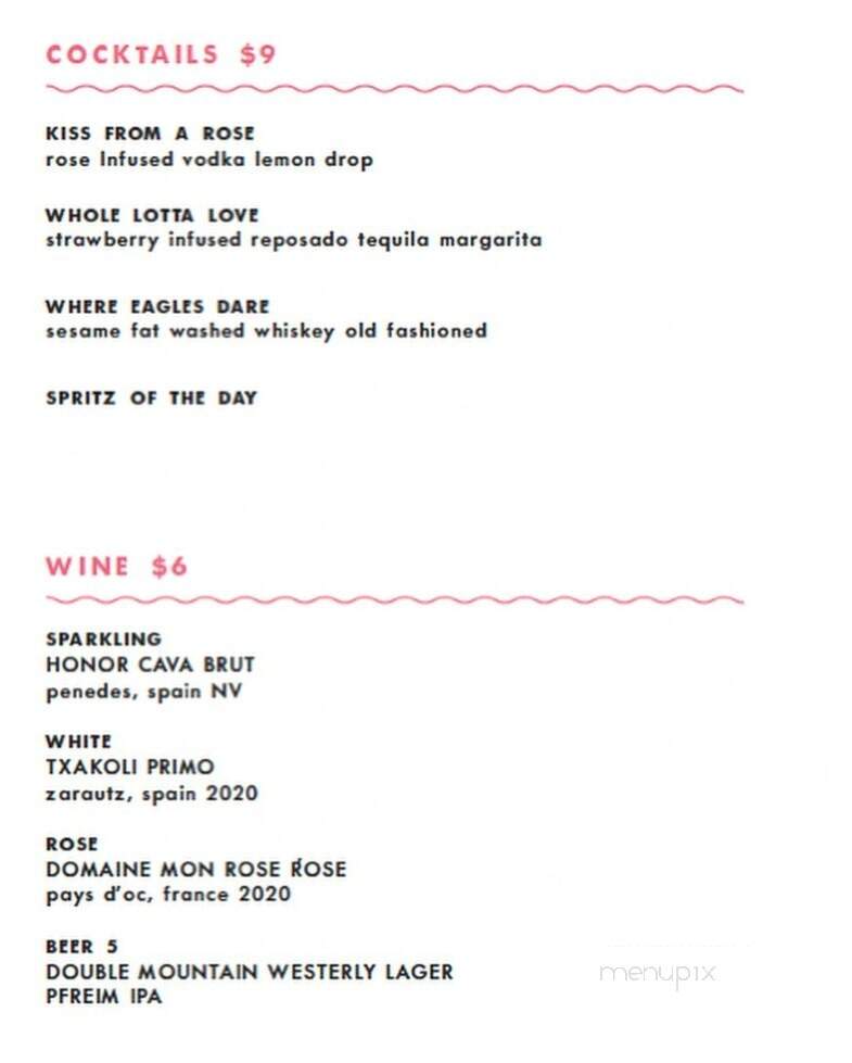 Tusk - Portland, OR menu_pic