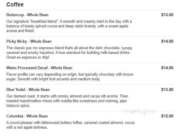 Ombre Coffee - Tucson, AZ menu_pic
