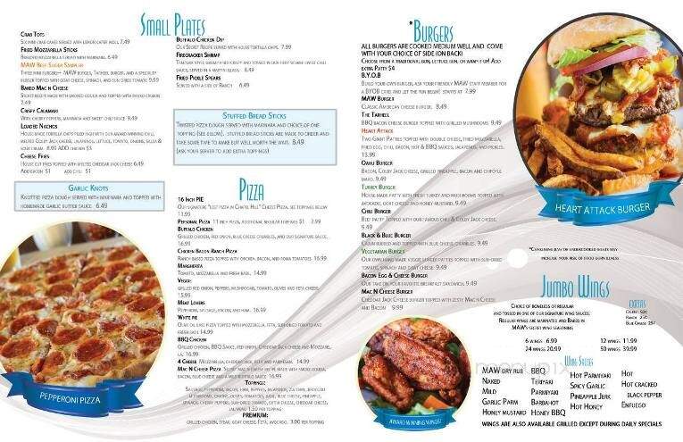 Might As Well Bar & Grill - Chapel Hill, NC menu_pic