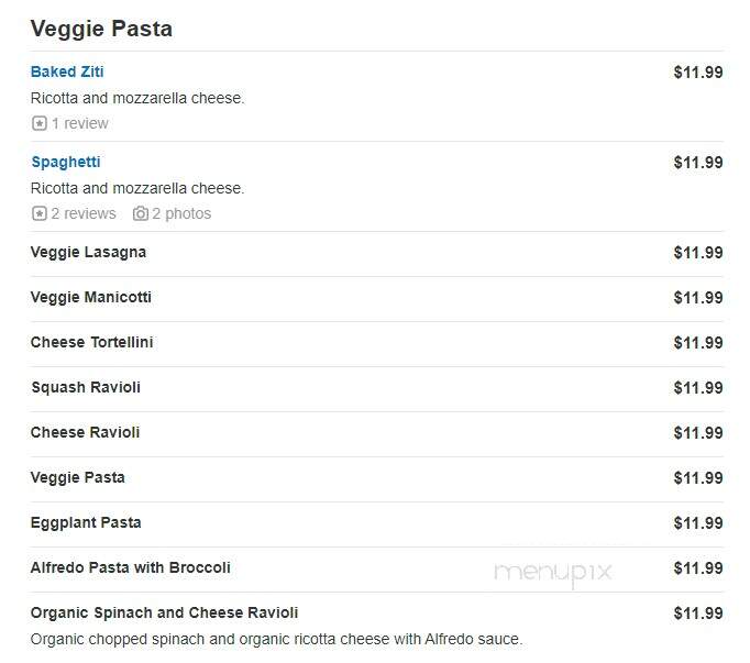 Romeo's Pizza & Bistro - College Park, GA menu_pic