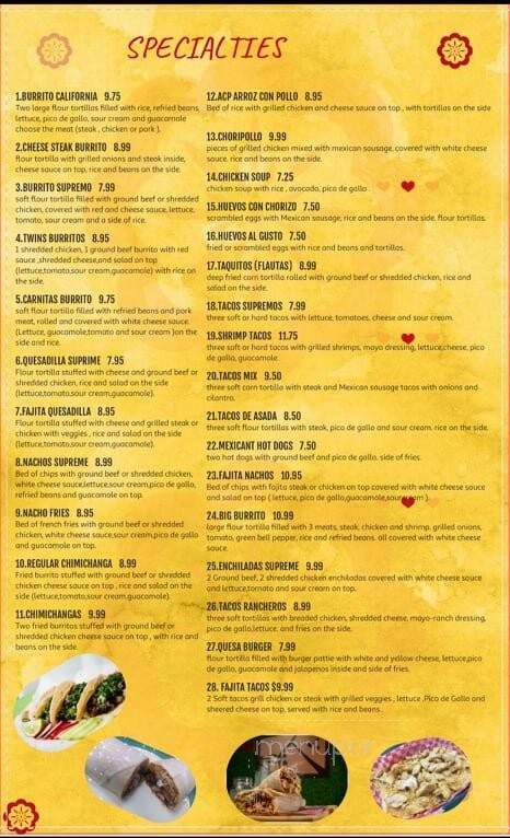 Chips and Cheese - Wellford, SC menu_pic
