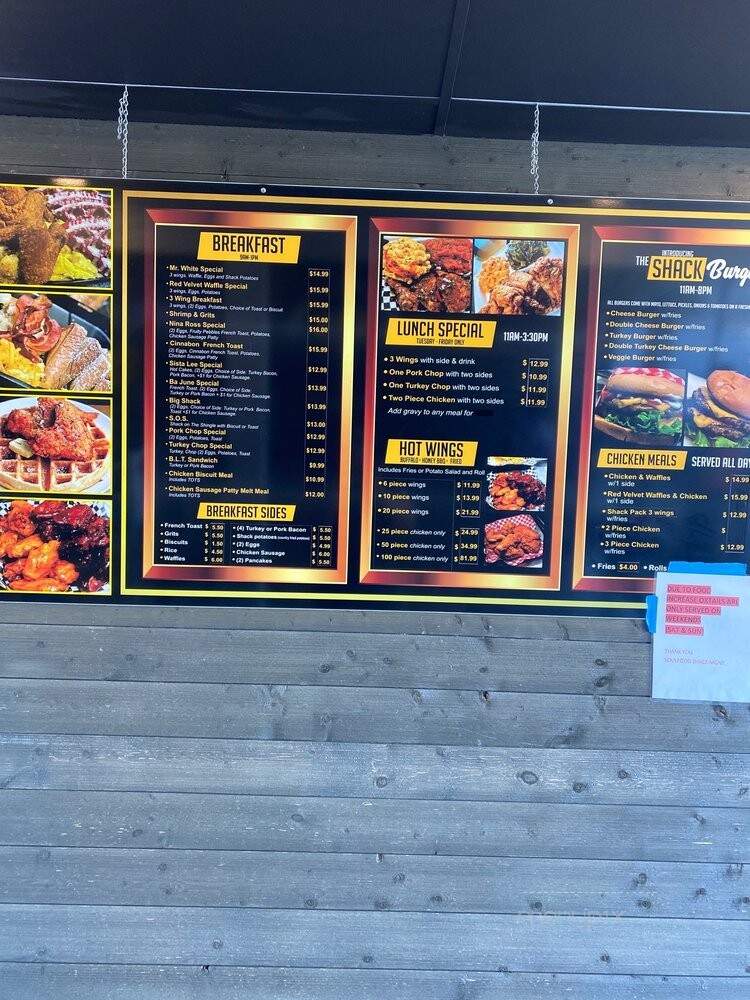 Soul Food Shack - Gardena, CA menu_pic
