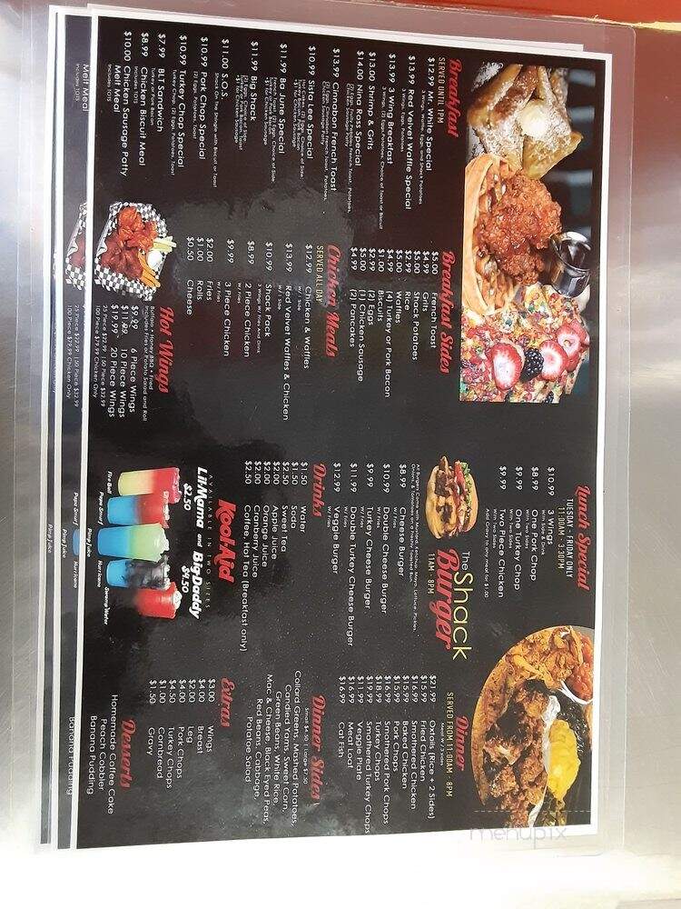 Soul Food Shack - Gardena, CA menu_pic