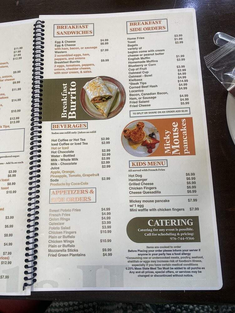 April's II - Salem, MA menu_pic
