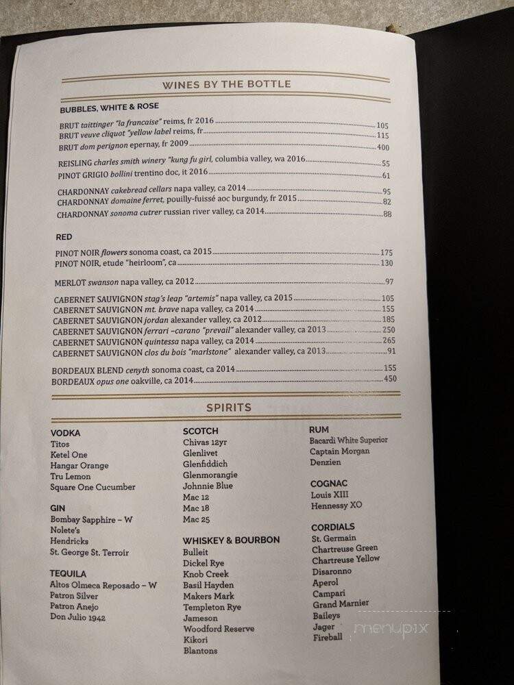 Hive & Honey Rooftop Bar - Irvine, CA menu_pic