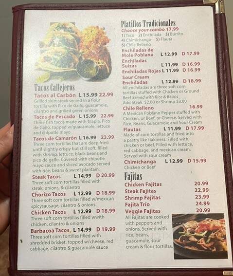 El Patron - Glen Gardner, NJ menu_pic