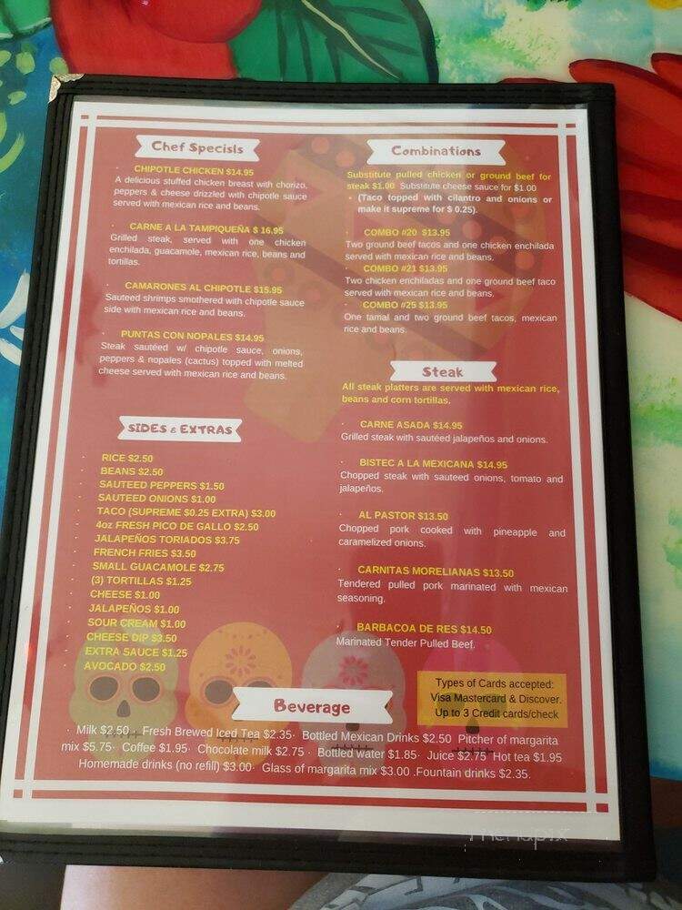 Buena Vista - Ardmore, PA menu_pic