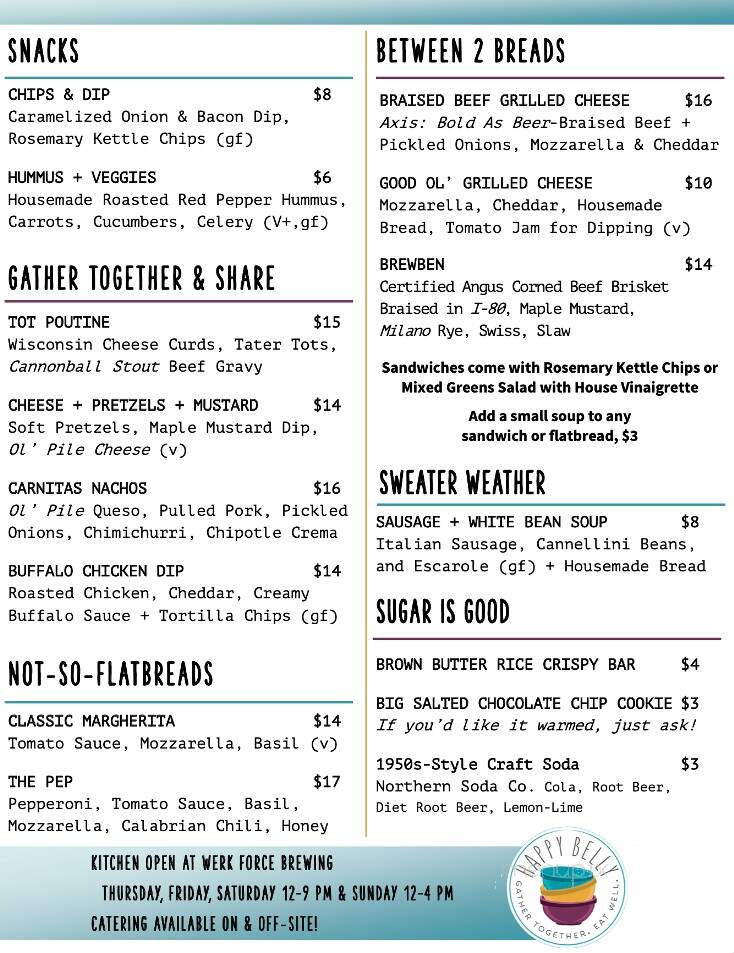 Werk Force Brewing - Plainfield, IL menu_pic