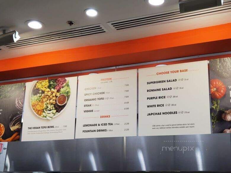 Bibibop Asian Grill - Mason, OH menu_pic