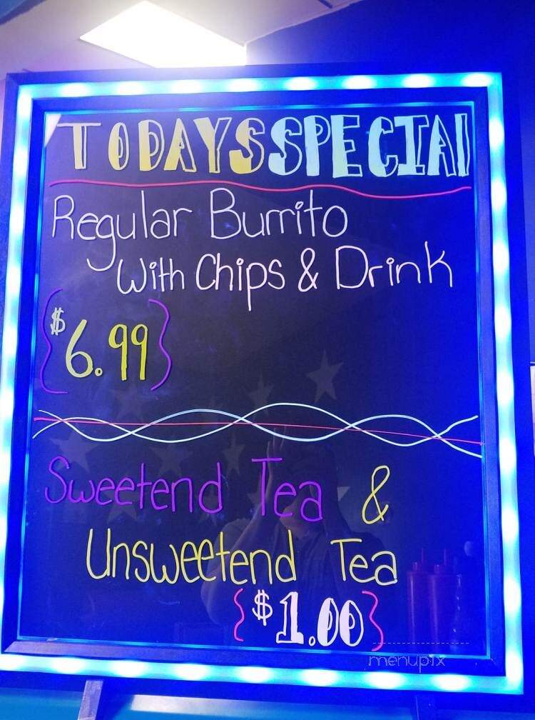 Glacier Flakes-Chili Pepper Cantina - York, PA menu_pic