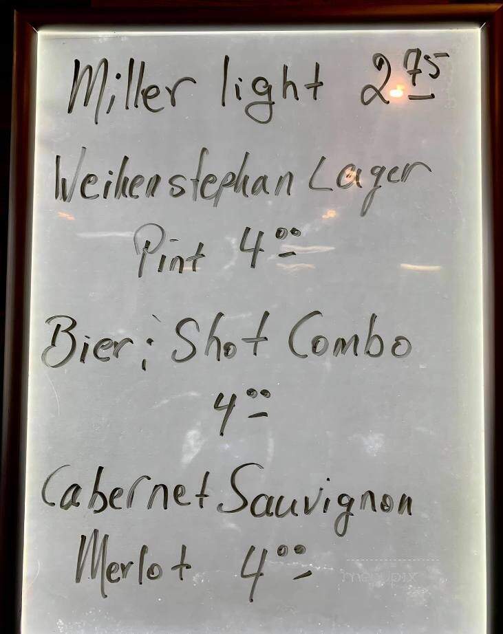 Bier ShackTaproom - Foley, AL menu_pic