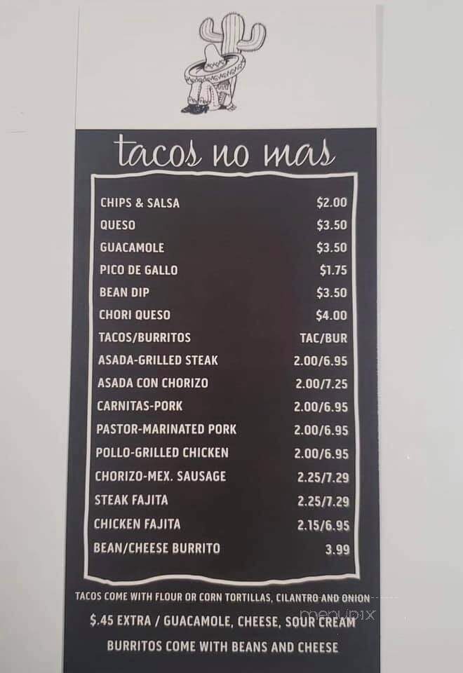 Tacos No Mas - Gas City, IN