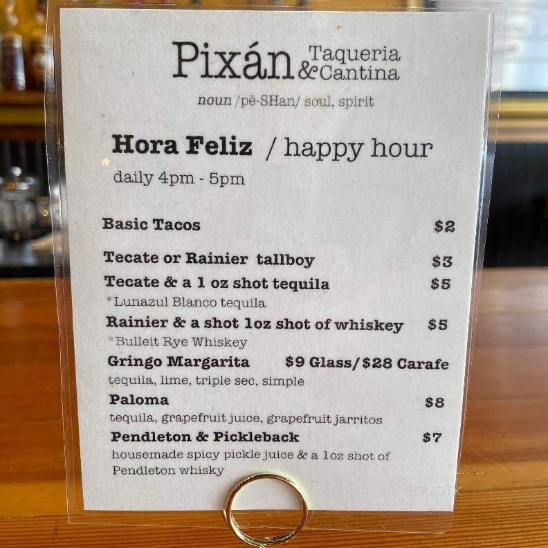Pixan - White Salmon, WA menu_pic