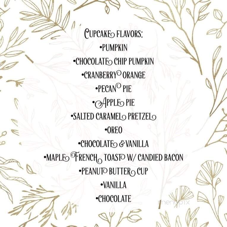 Cupcake Wish - Medford, NJ menu_pic