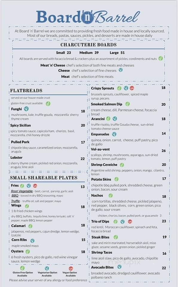 Board 'n' Barrel - Peace River, AB menu_pic