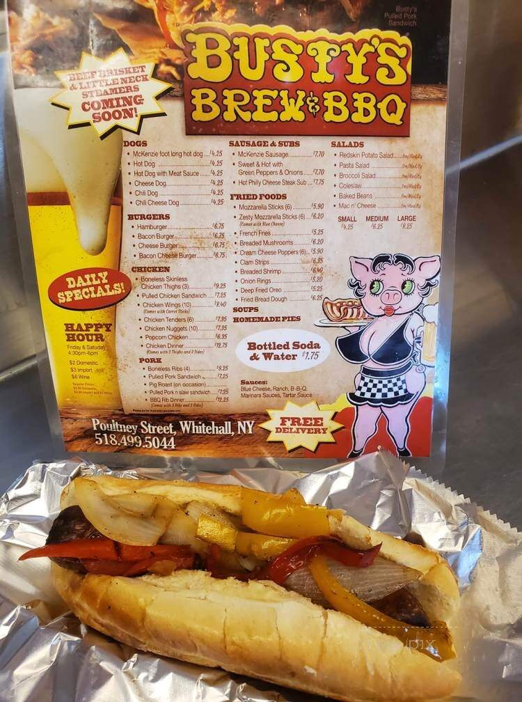 Busty's brew & BBQ - Whitehall, NY menu_pic