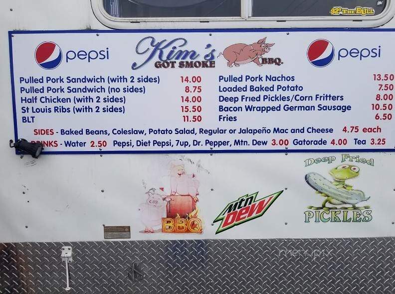 Kim's Got Smoke BBQ - Union Gap, WA menu_pic