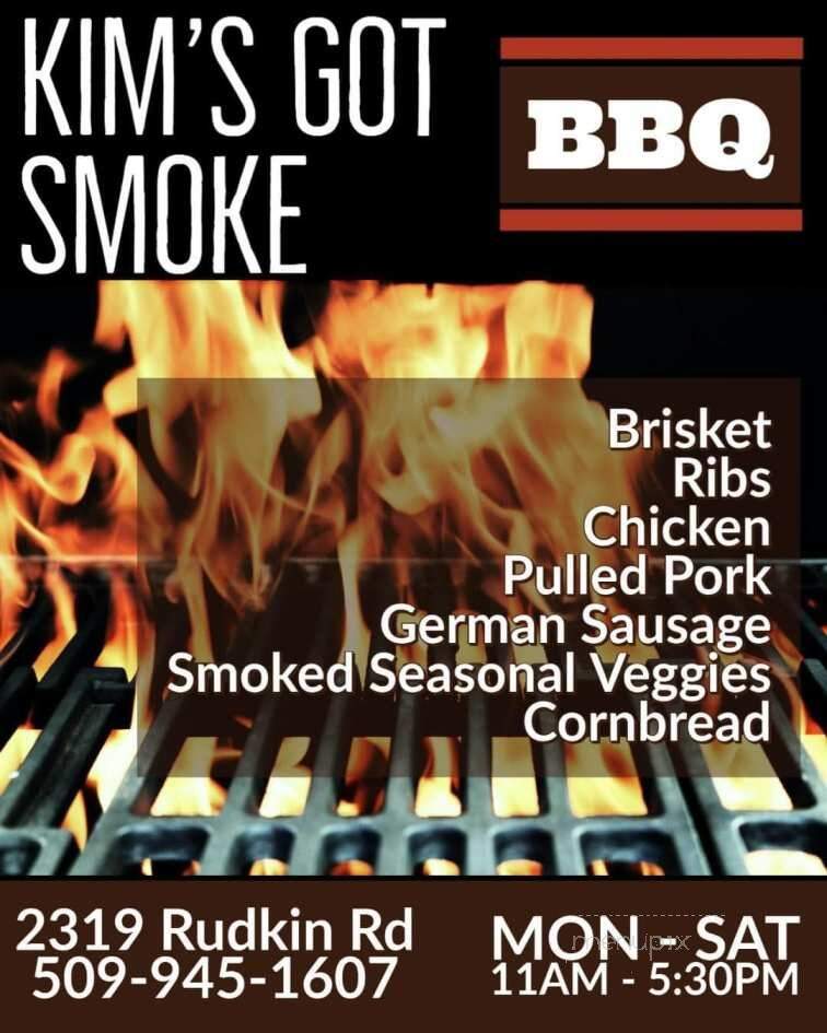 Kim's Got Smoke BBQ - Union Gap, WA menu_pic