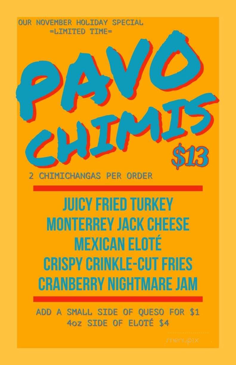 El Cucuy Burritos - Denton, TX menu_pic