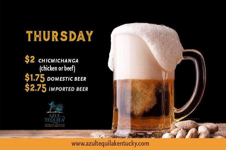 Azul Tequila - Glasgow, KY menu_pic