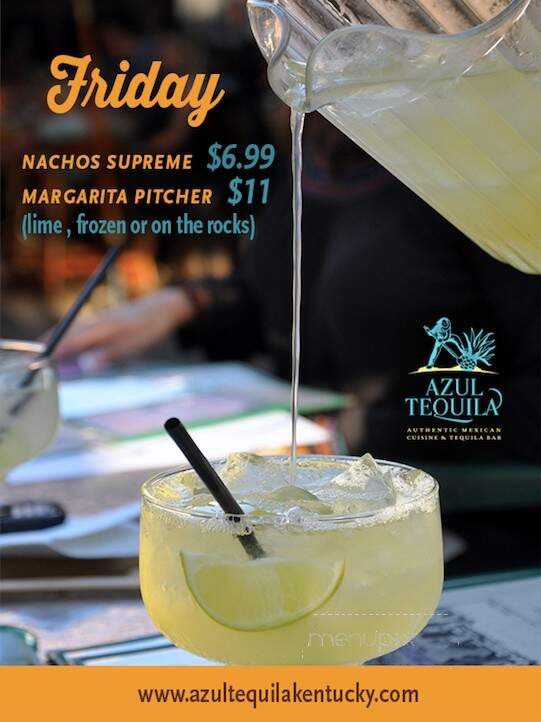 Azul Tequila - Glasgow, KY menu_pic
