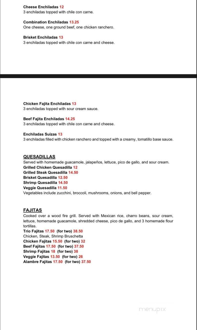 Victoria's Mexican Food and Grill - Denham Springs, LA menu_pic