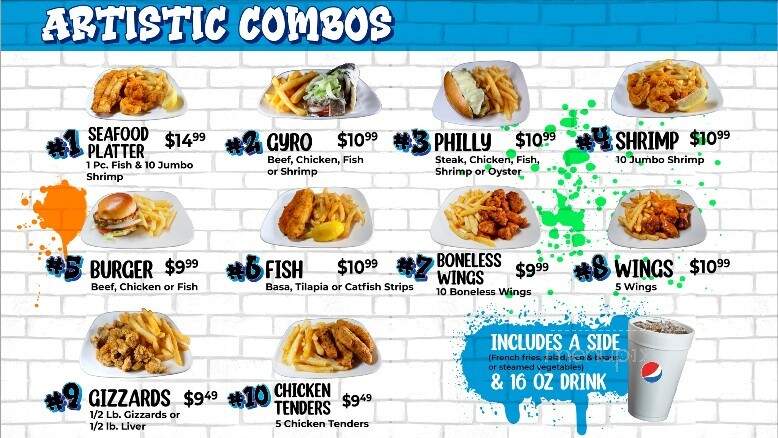 Graffiti Seafood and More - Ocala, FL menu_pic