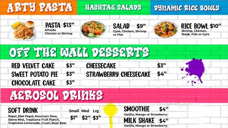 Graffiti Seafood and More - Ocala, FL menu_pic