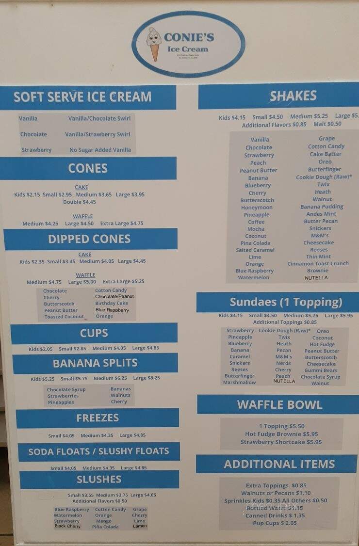 Conie's Ice Cream - Fruit Cove, FL