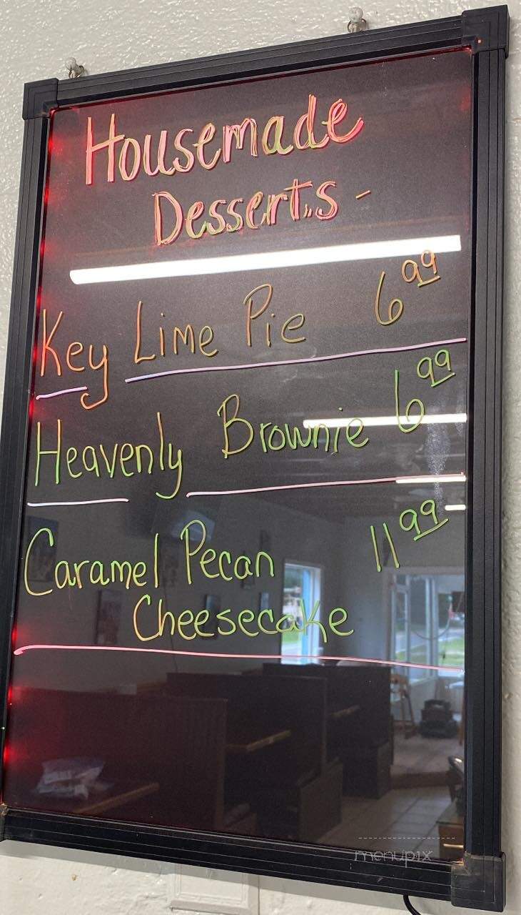 Capt' Kelly's Grill - Sumatra, FL menu_pic