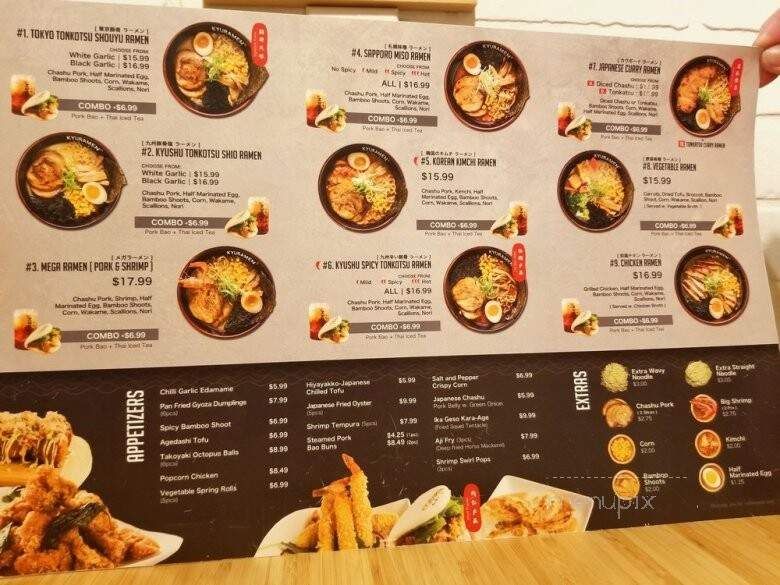 Kyuramen - Jacksonville, FL menu_pic