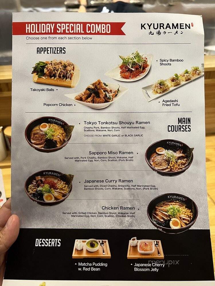 Kyuramen - Jacksonville, FL menu_pic