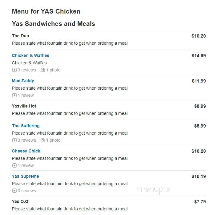 YAS Chicken - Providence, RI