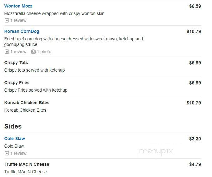 YAS Chicken - Providence, RI menu_pic