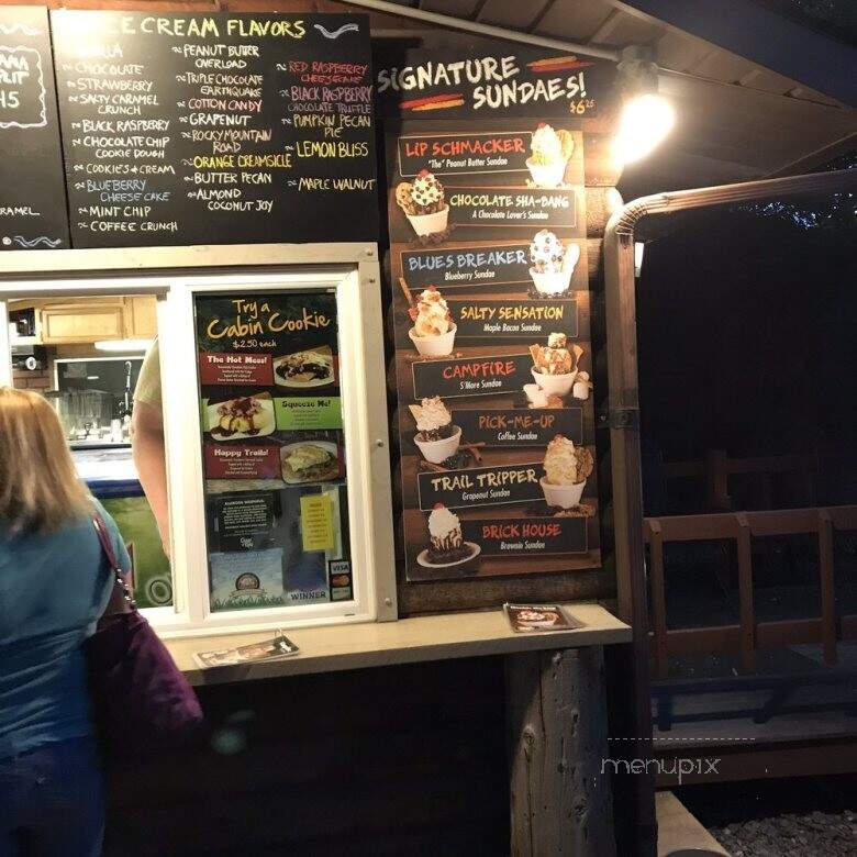 Cabin On King - Shippensburg, PA menu_pic