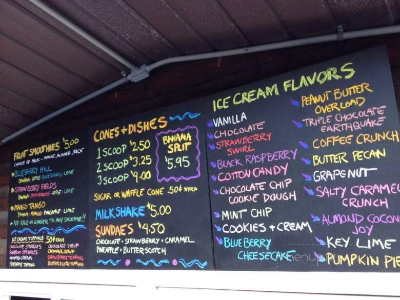 Cabin On King - Shippensburg, PA menu_pic