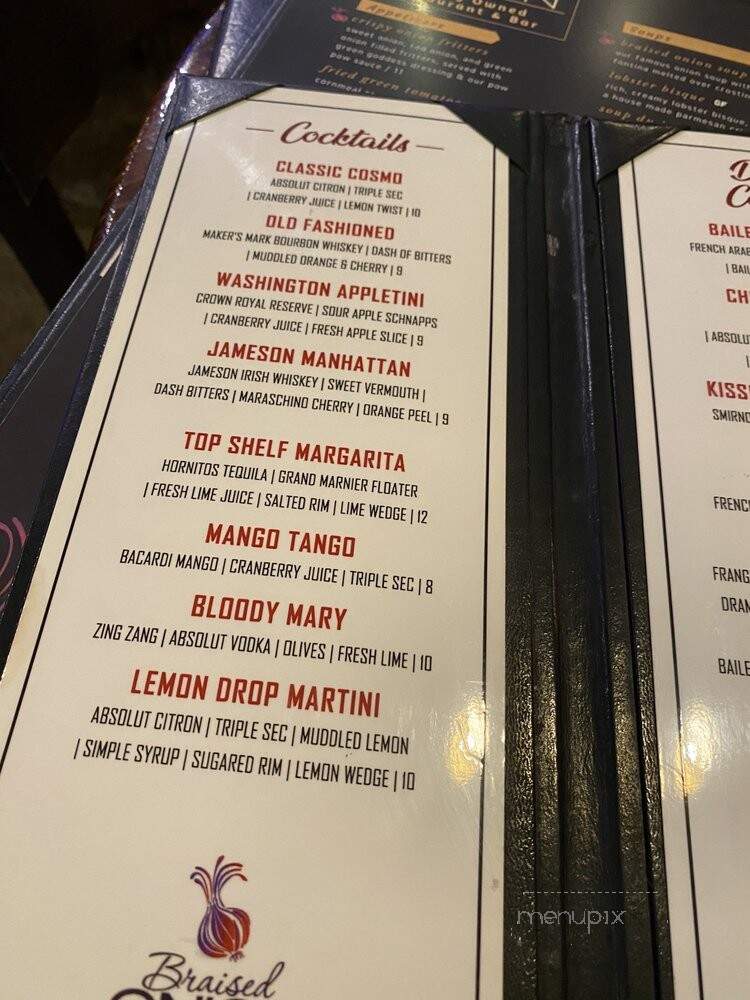 The Braised Onion - Ocala, FL menu_pic