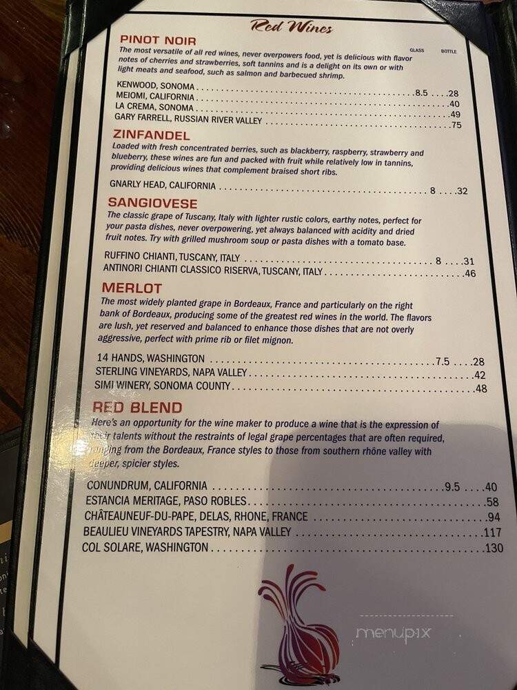 The Braised Onion - Ocala, FL menu_pic