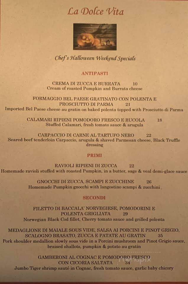 La Dolce Vita - Fort Lauderdale, FL menu_pic