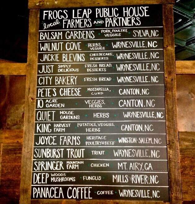 Frogs Leap Public House - Waynesville, NC