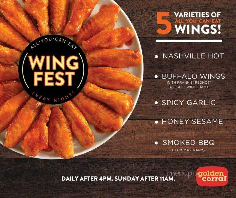 Golden Corral - Mishawaka, IN menu_pic