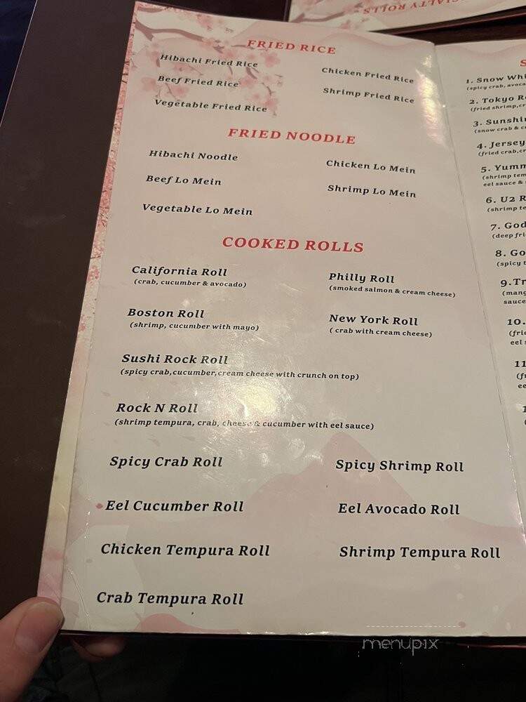 Hana Asian Bistro - Williamsport, PA menu_pic