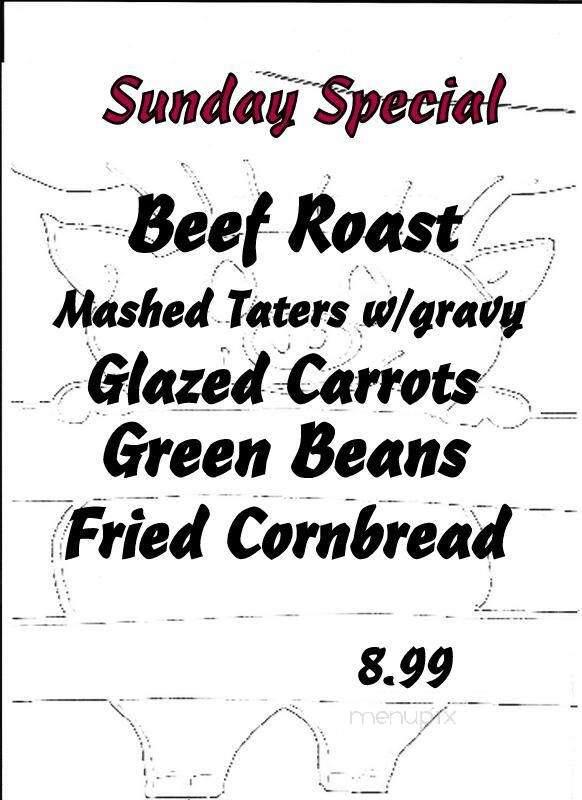 Back Porch Smokehouse - Mount Vernon, KY menu_pic