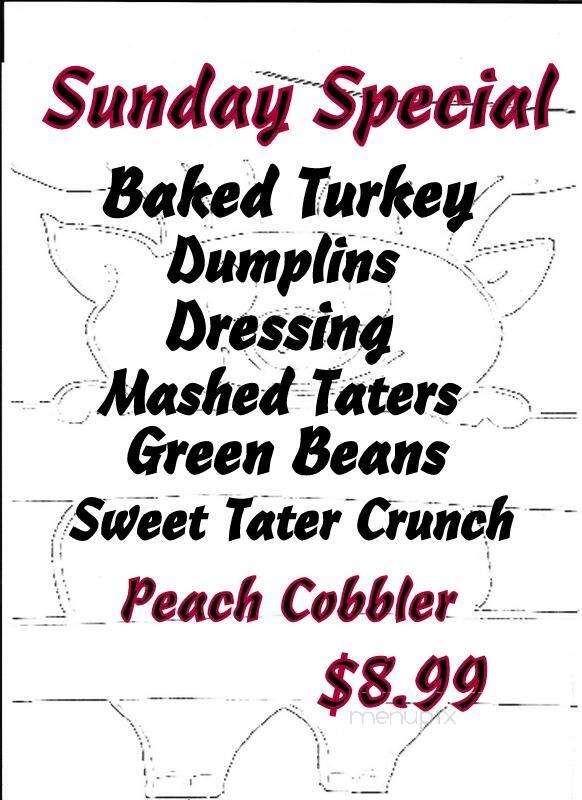 Back Porch Smokehouse - Mount Vernon, KY menu_pic