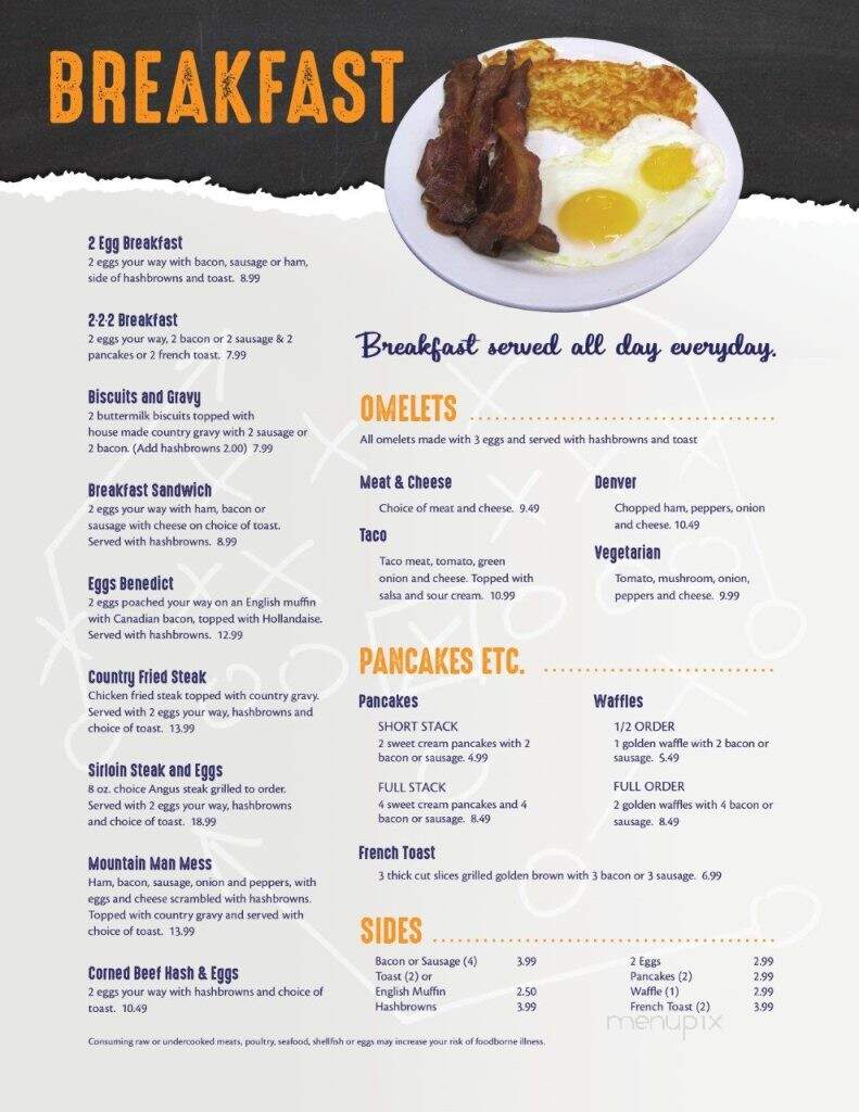 Stimpy's Bar & Grill - Kent, WA menu_pic