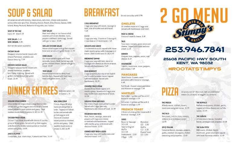 Stimpy's Bar & Grill - Kent, WA menu_pic