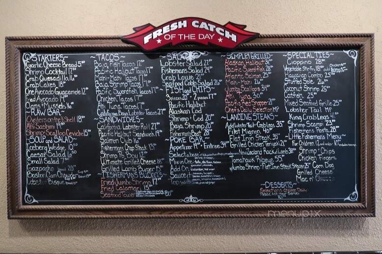 Fisherman's Landing - Palm Desert, CA menu_pic