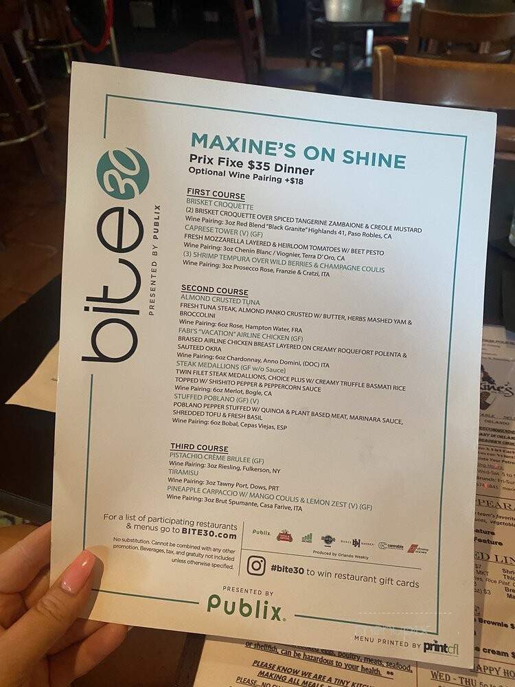 Maxine's on Shine - Orlando, FL